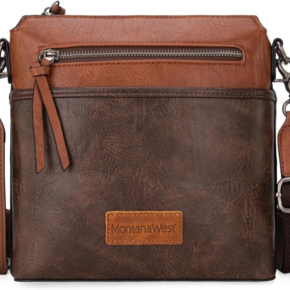 Crossbody Bag for Women Multi Pocket Cross Body Bag Purses with Guitar Strap